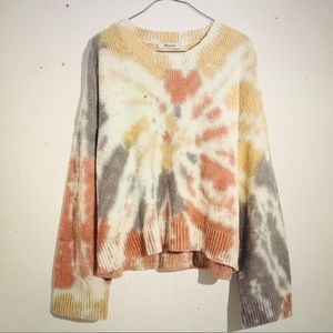 Madewell Tie-Dye Westford Pullover Sweater